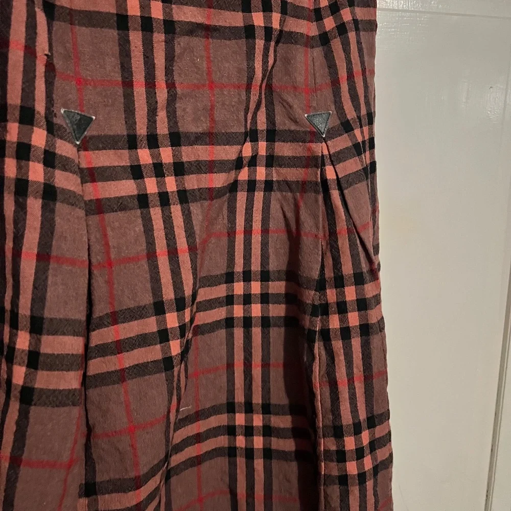 Burberry Blue Label Nova Plaid Pleated Mini Skirt - Picture 4 of 4